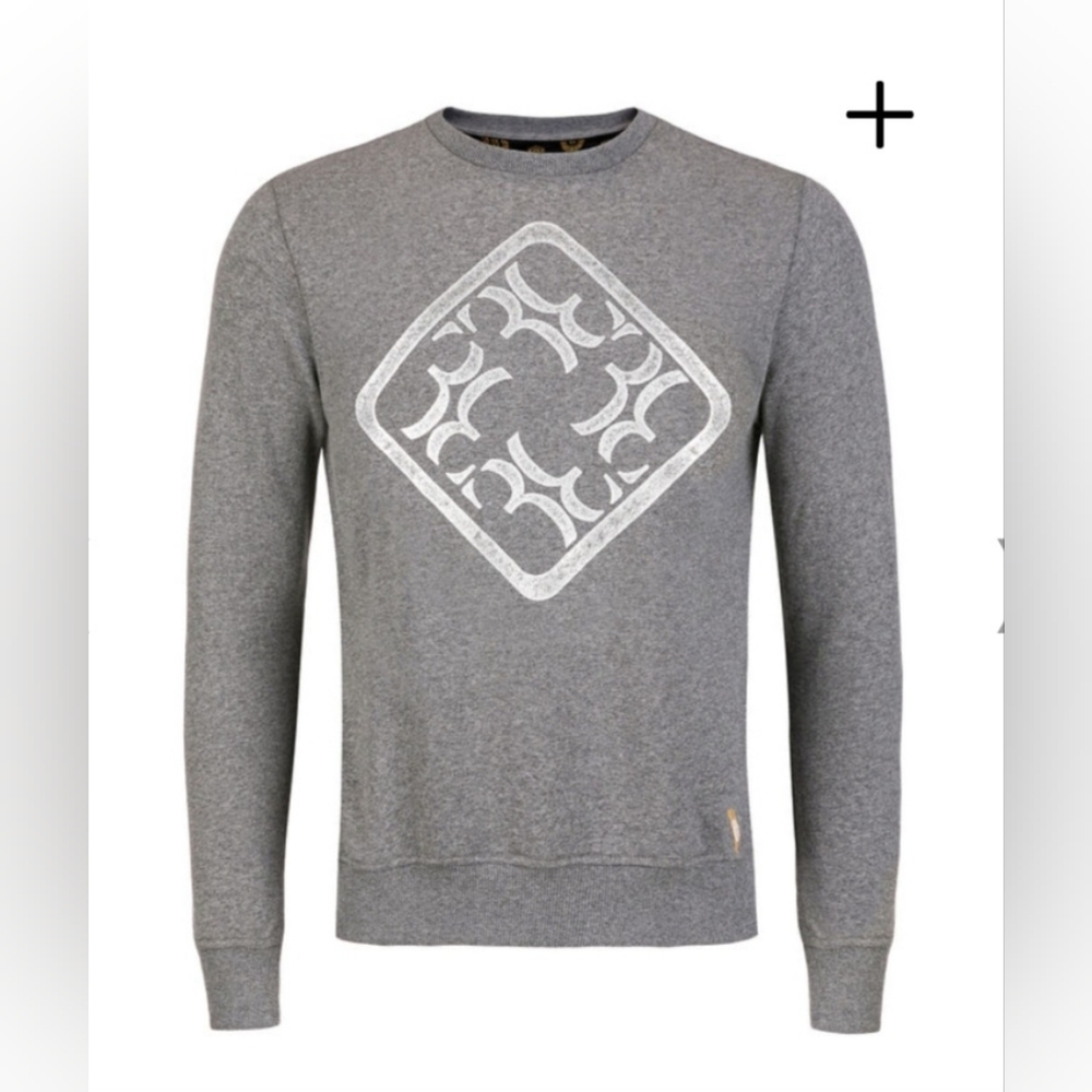 Billionaire Logo Sweatshirt " Roger ". Made in Italy. Size L